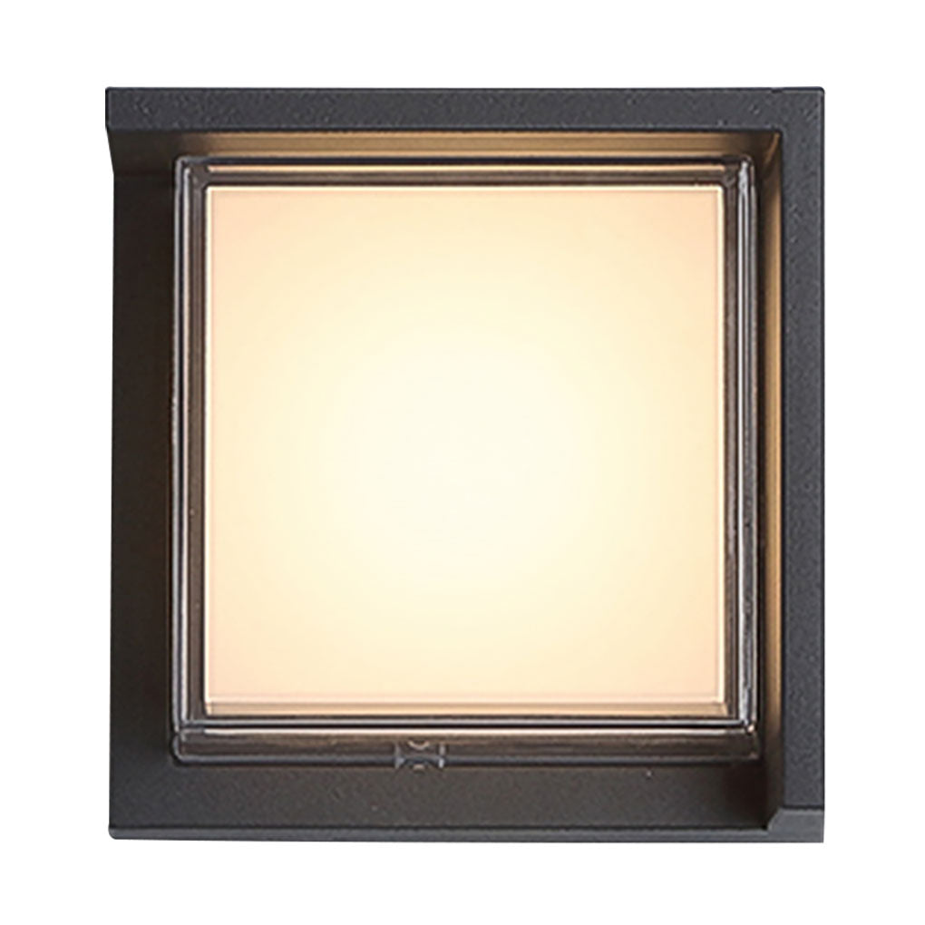 Modern Outdoor Round Square Waterproof Wall Light For Villa Garden Balcony Door Front