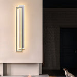 Minimalist Personalized Creative Led Three Color Dimming Strip Wall Lamp