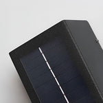 Rectangular Waterproof Up And Down Lights Led Solar Modern Wall Sconce Lighting