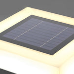 Square Solar Post Caps Light Ha091711
