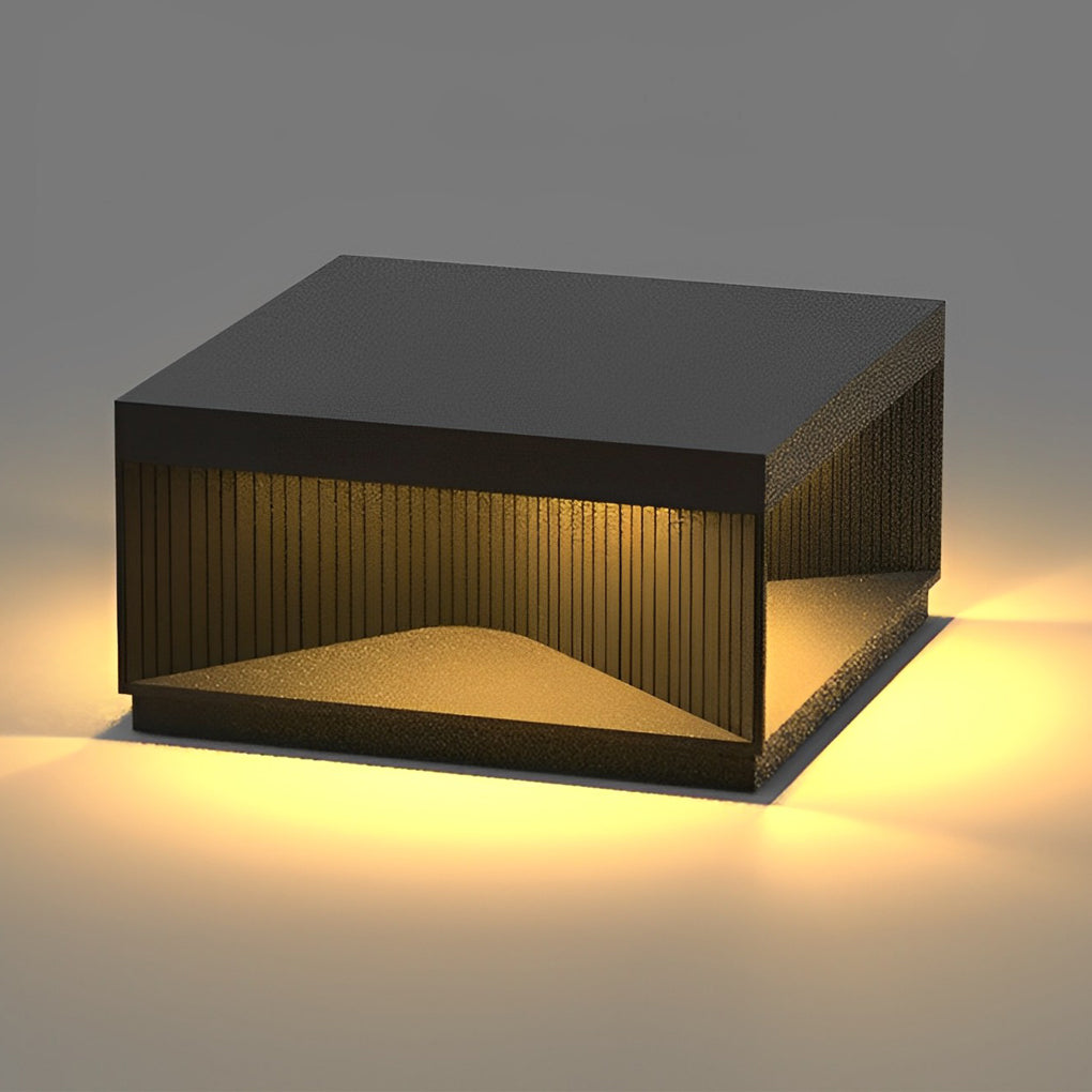 Square Solar Fence Post Light Ha082503