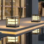 Square Led Waterproof Solar Deck Post Lights