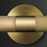 Modern Knurled Texture Led Bathroom Vanity Light Swiveling Head