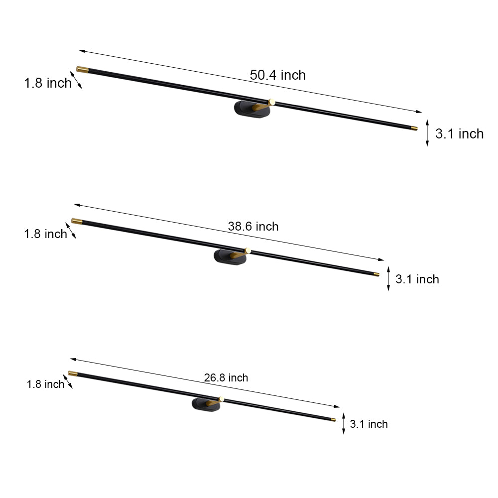 Ultra Slim Cylindrical Led Bathroom Vanity Light