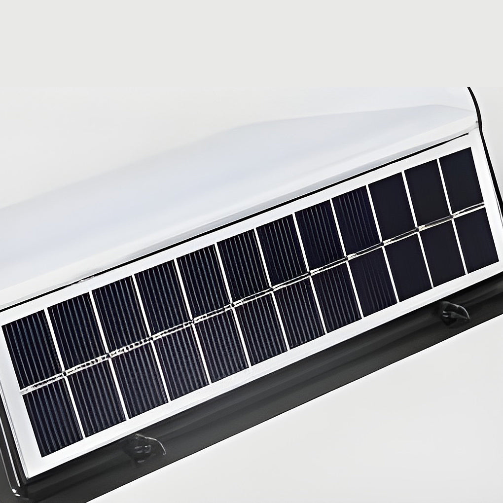 Long Acrylic Led Solar Outdoor Wall Light Waterproof Linear Wall Mounted Lighting
