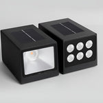 Rectangular Waterproof Up And Down Lights Led Solar Modern Wall Sconce Lighting