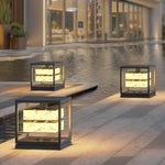 Square Led Waterproof Solar Deck Post Lights