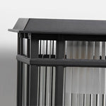 Retro Glass Modern Solar Fence Post Lights Li002318