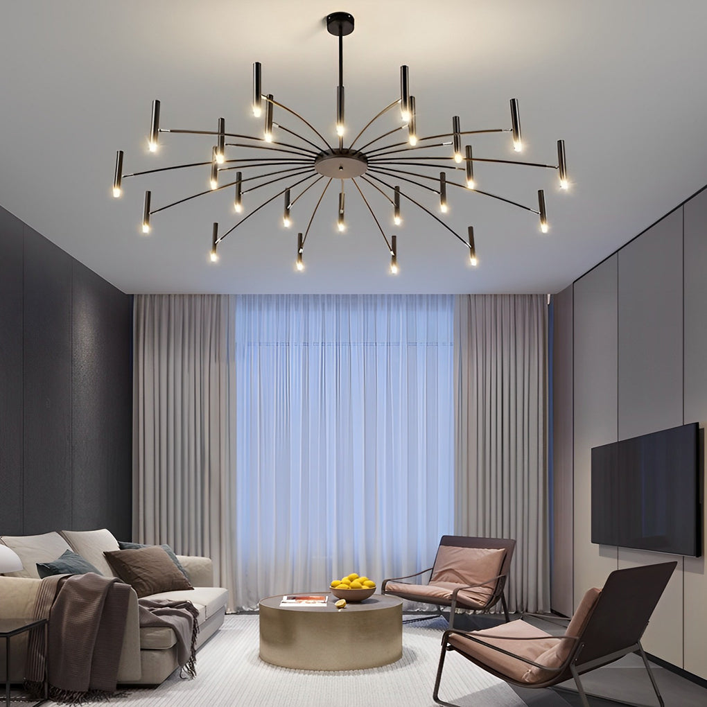 Adjustable Metal Diy Minimalist Chandelier Ha084685
