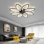 Flower Led Modern Ceiling Fan Li002102