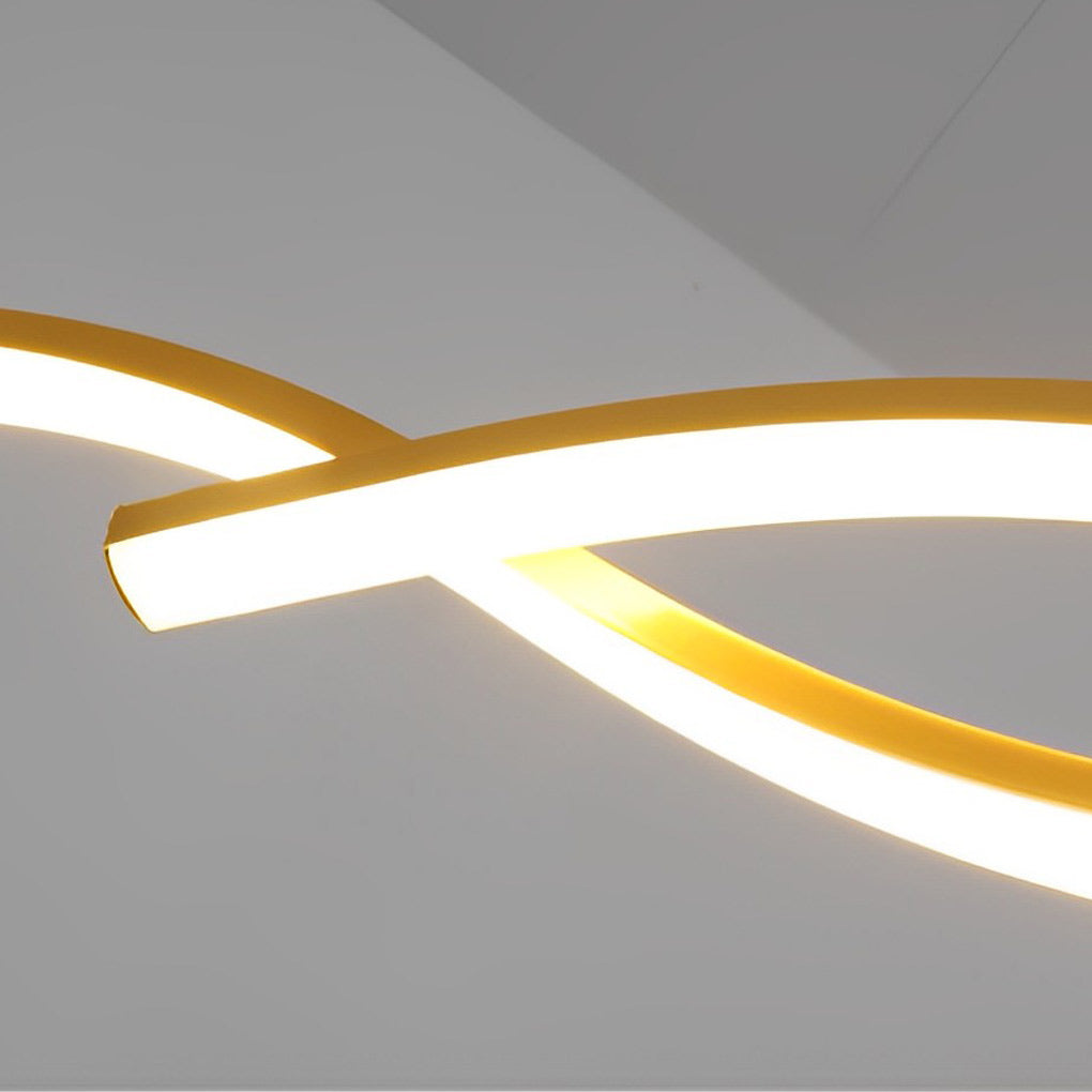 Wavy Lines Kitchen Ceiling Lamp Ha082788