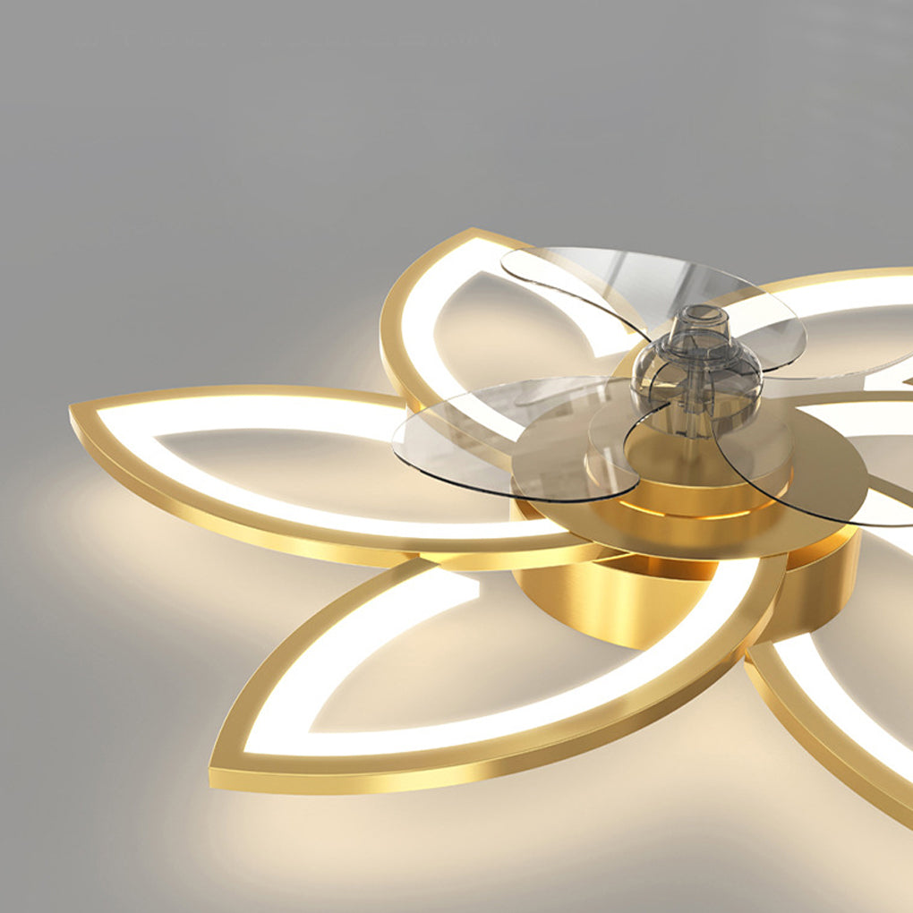 Flower Led Modern Ceiling Fan Li002102