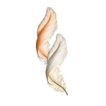 Feathers Creative Luxury Decorative Painting Usb Remote Led Wall Lights