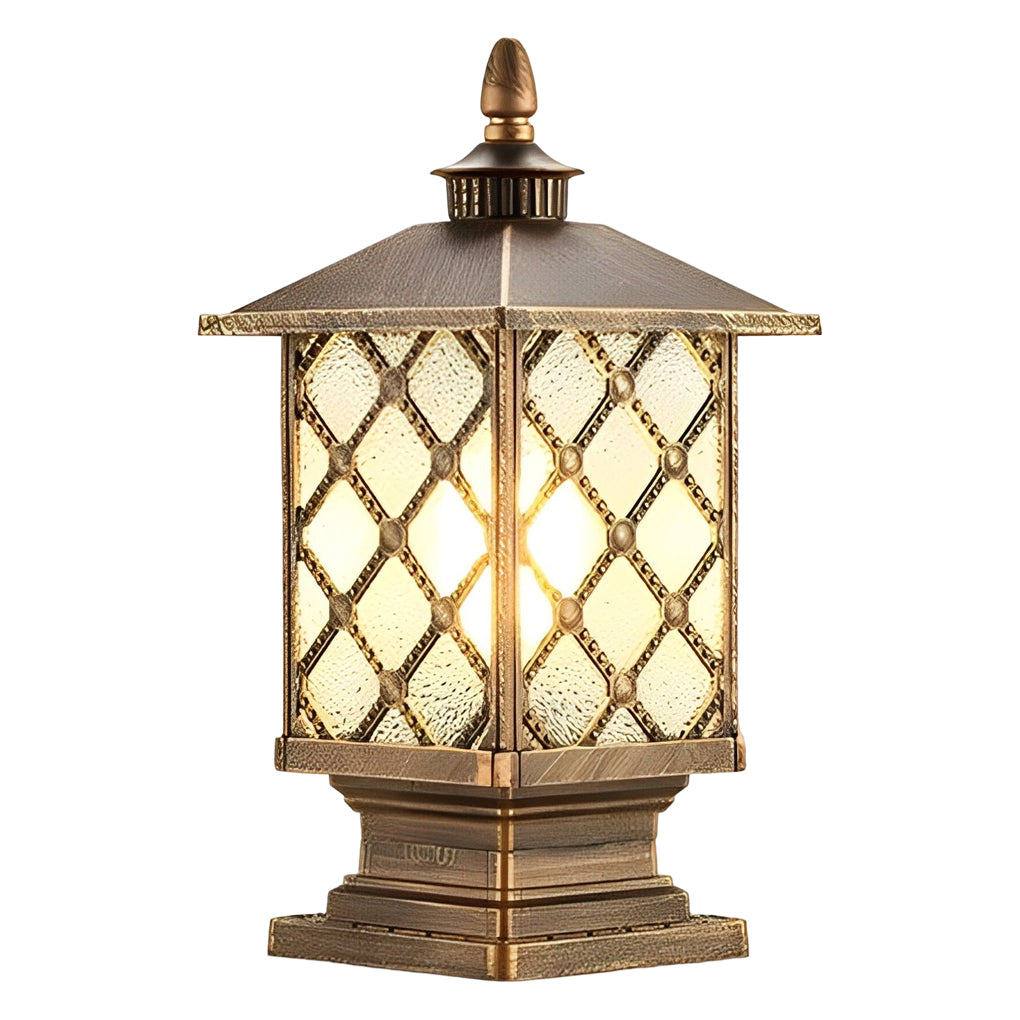 Retro Outdoor Fence Post Lights Ha076240