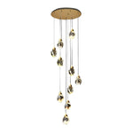 Spiral Duplex Staircase Chandelier Ha085019
