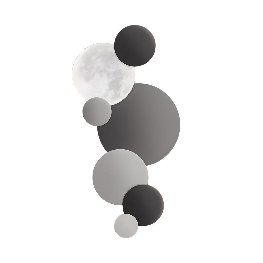 Lunar Glow Round Led Wall Sconce