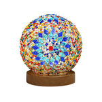 Stained Glass Table Lamp Mosaic Led Lamp