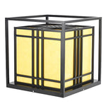 Retro Square Waterproof Outdoor Post Caps Lights