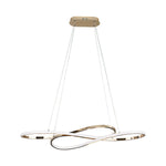 Wavy Double Ceiling Hanging Lamp Li002264