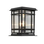 Retro Glass Modern Solar Fence Post Lights Li002318
