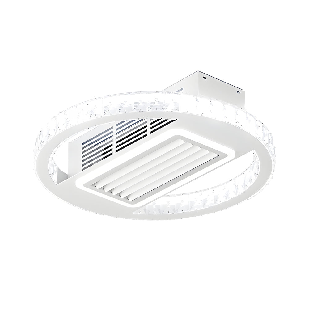 19 7 In Nordic 6 Speeds Bladeless Ceiling Fan With Led Light Remote Control