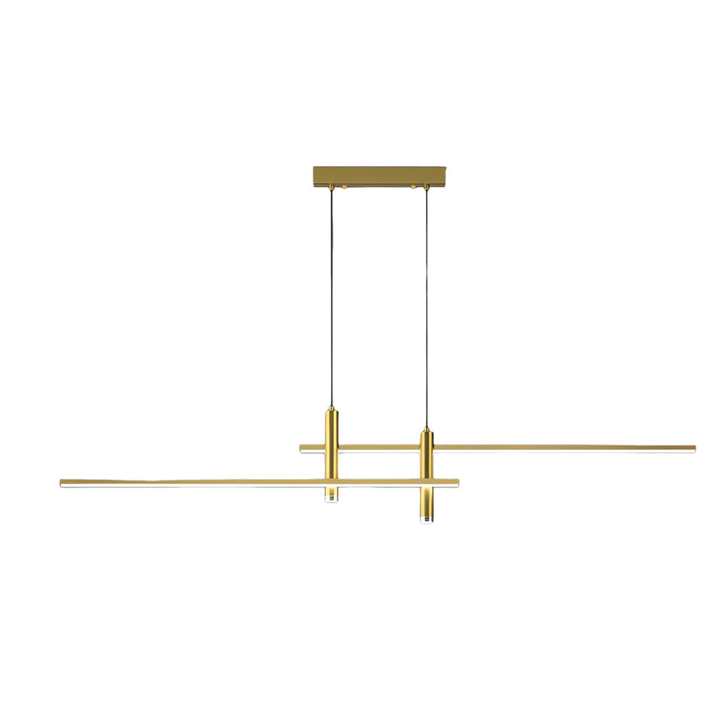 Minimalist Lines Led Modern Chandelier Ha098558