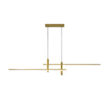 Minimalist Lines Led Modern Chandelier Ha098558