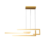 Strips Geometric Led Dimmable With Remote Control Nordic Dining Chandelier Li002745