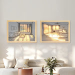 Ins Dimmable Led Painting Night Light Ha090908