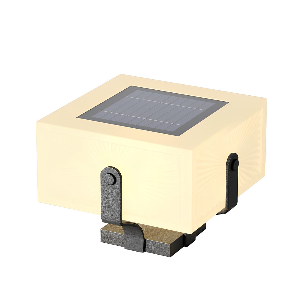 Square Ip65 Waterproof Solar Fence Lights Ha091118
