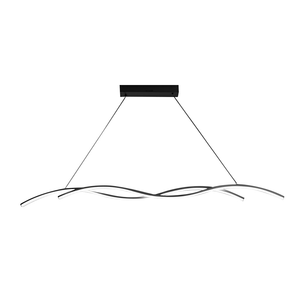 Double Wavy Hanging Ceiling Lamp Ha077473