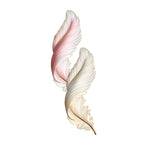 Feathers Creative Luxury Decorative Painting Usb Remote Led Wall Lights