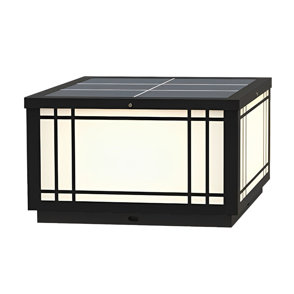 Retro Grilles Solar Fence Post Lights Li002326