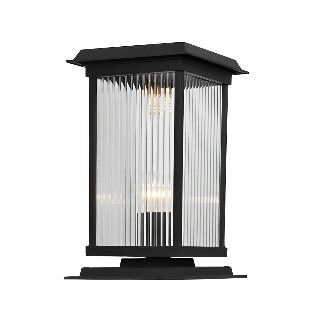 Retro Glass Modern Solar Fence Post Lights Li002318