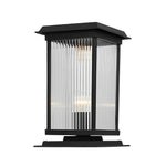 Retro Glass Modern Solar Fence Post Lights Li002318
