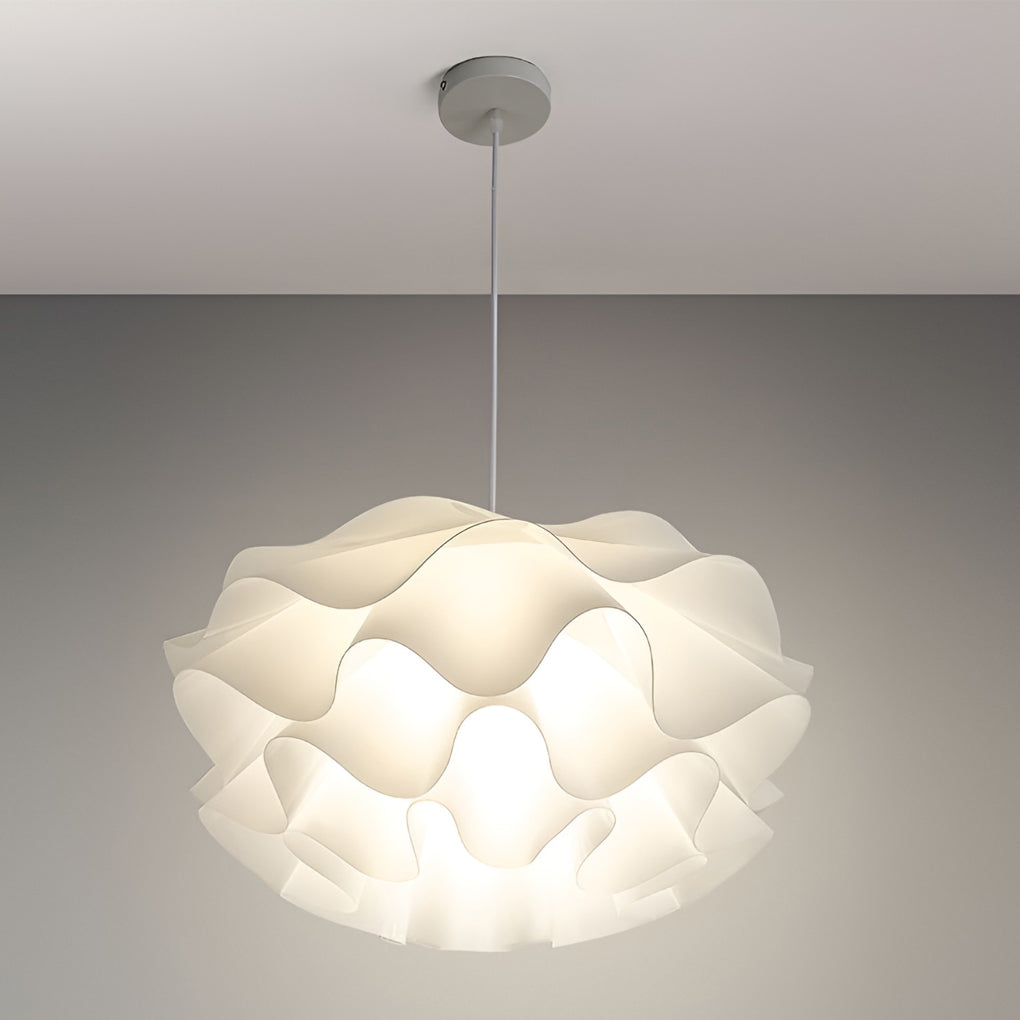Flower Shaped Led White Pendant Light Li001928