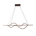 40 Sleek Wave Modern Pendant Light With Dimmable Led