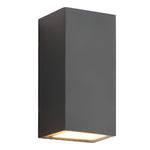 Rectangular Waterproof Up And Down Lights Led Solar Modern Wall Sconce Lighting
