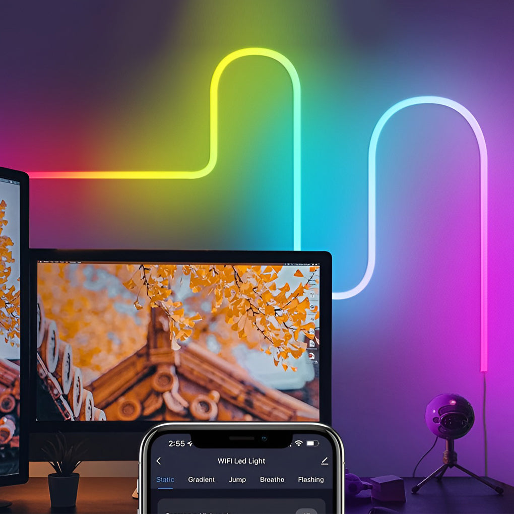 Wireless Control Rgb Led Strip Lights Rope Light