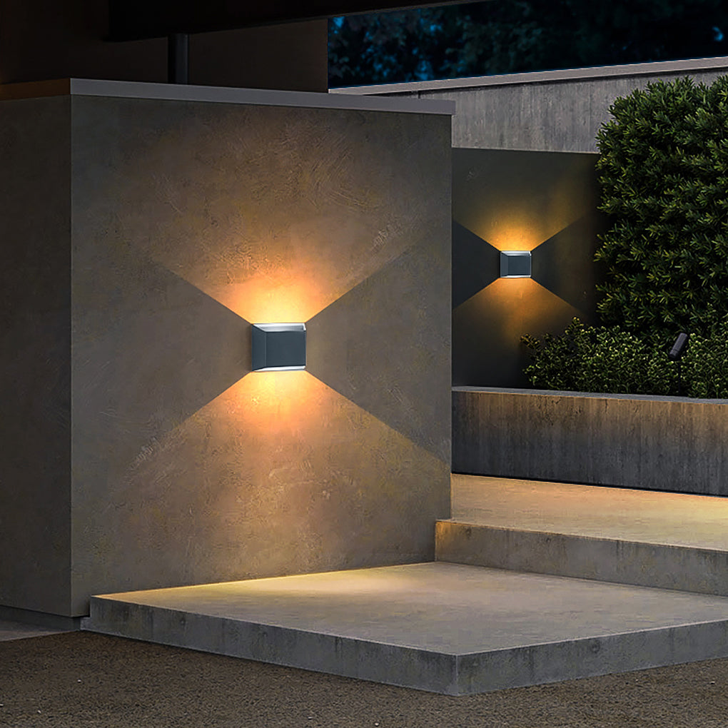 Modern Minimalist Waterproof Led Wall Light For Outdoor Villa Courtyard Garden