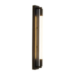 19 68 Acrylic Tube 1 Light Led Wall Lights Indoor Black Gold Chrome Base