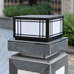 Retro Grilles Solar Fence Post Lights Li002326