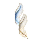 Feathers Creative Luxury Decorative Painting Usb Remote Led Wall Lights
