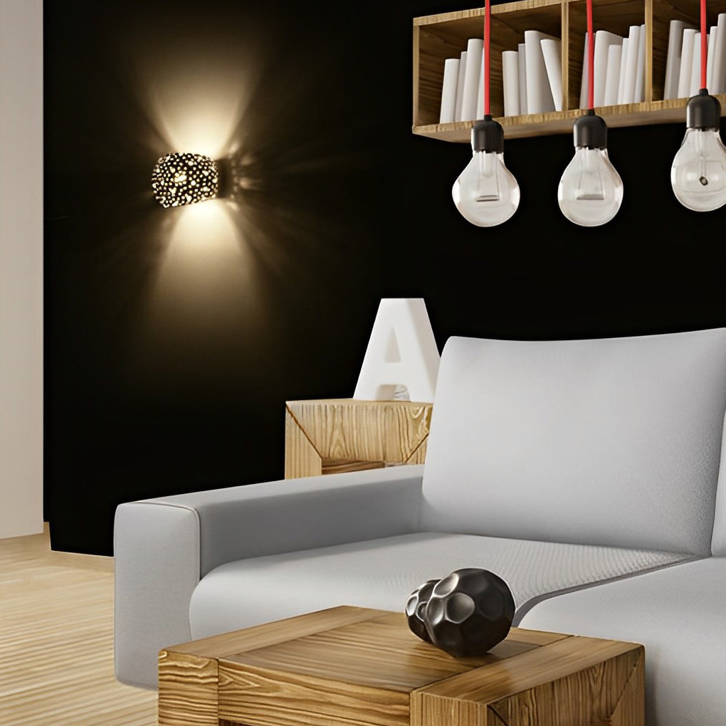 Round Hollow Nordic Wall Lamp Ha089372