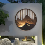 Round Outdoor Wall Sconce Li002418