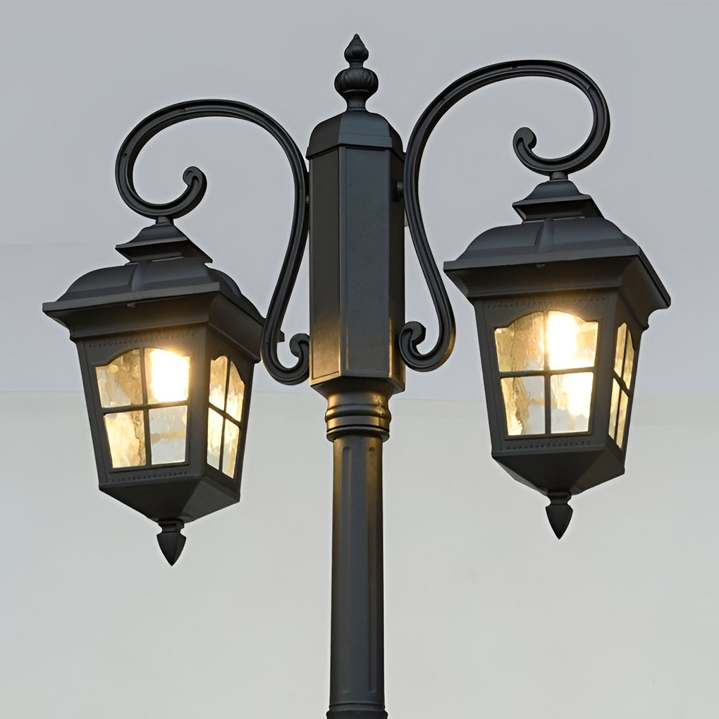 2 Lights Outdoor Pole Light Li002056