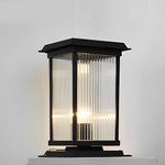 Retro Glass Modern Solar Fence Post Lights Li002318