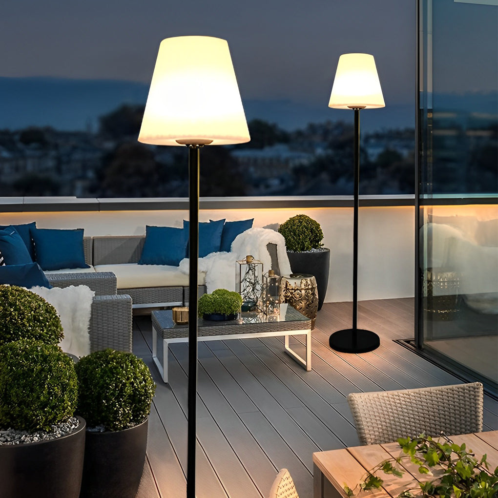 60 Inch Modern App Control Outdoor Led Solar Floor Lamp