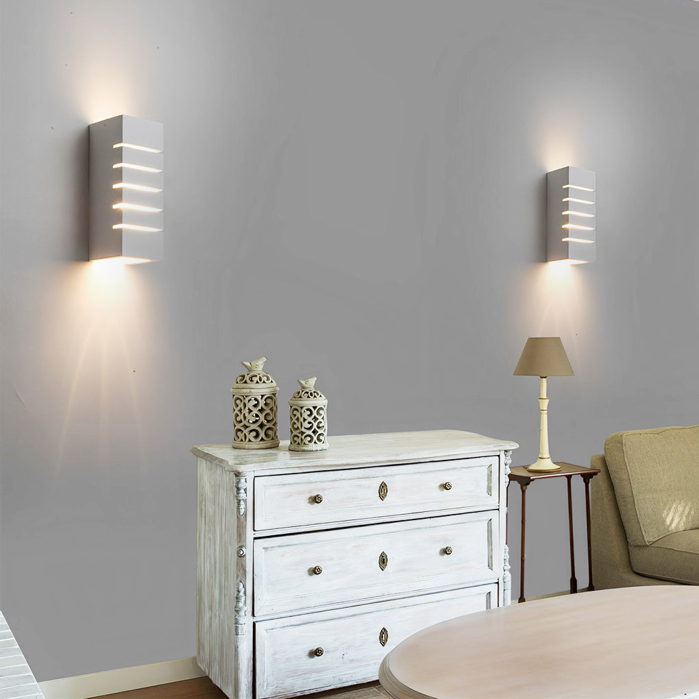 Rectangular Up And Down Wall Light Ha089368