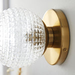 Unique Glass Ball Wall Light Fixture Li002699